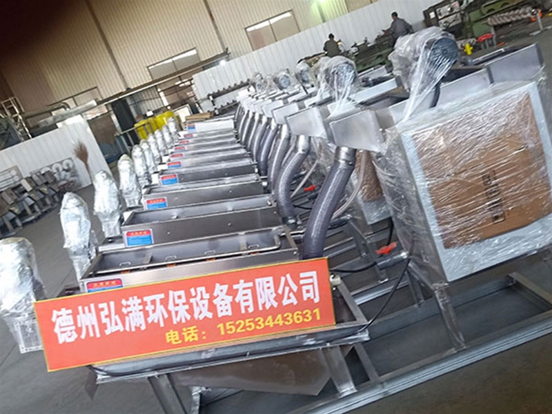 叠螺污泥脱水机干湿分离机